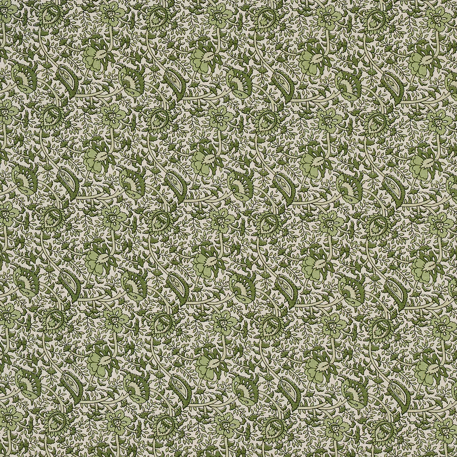Schumacher Daisy Indoor Outdoor Leaf Green | Fabric Bistro