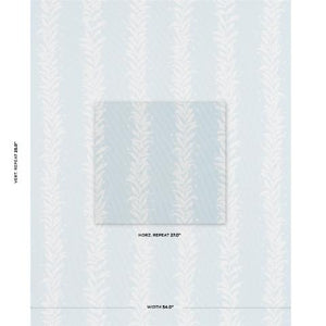 Schumacher  Tendril Stripe Indoor/Outdoor Fabric 181670 / Sky