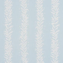 Load image into Gallery viewer, Schumacher  Tendril Stripe Indoor/Outdoor Fabric 181670 / Sky