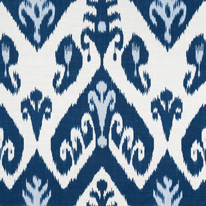 Set of Two Made to Order Thibaut Indies Ikat Side Drapery Panels