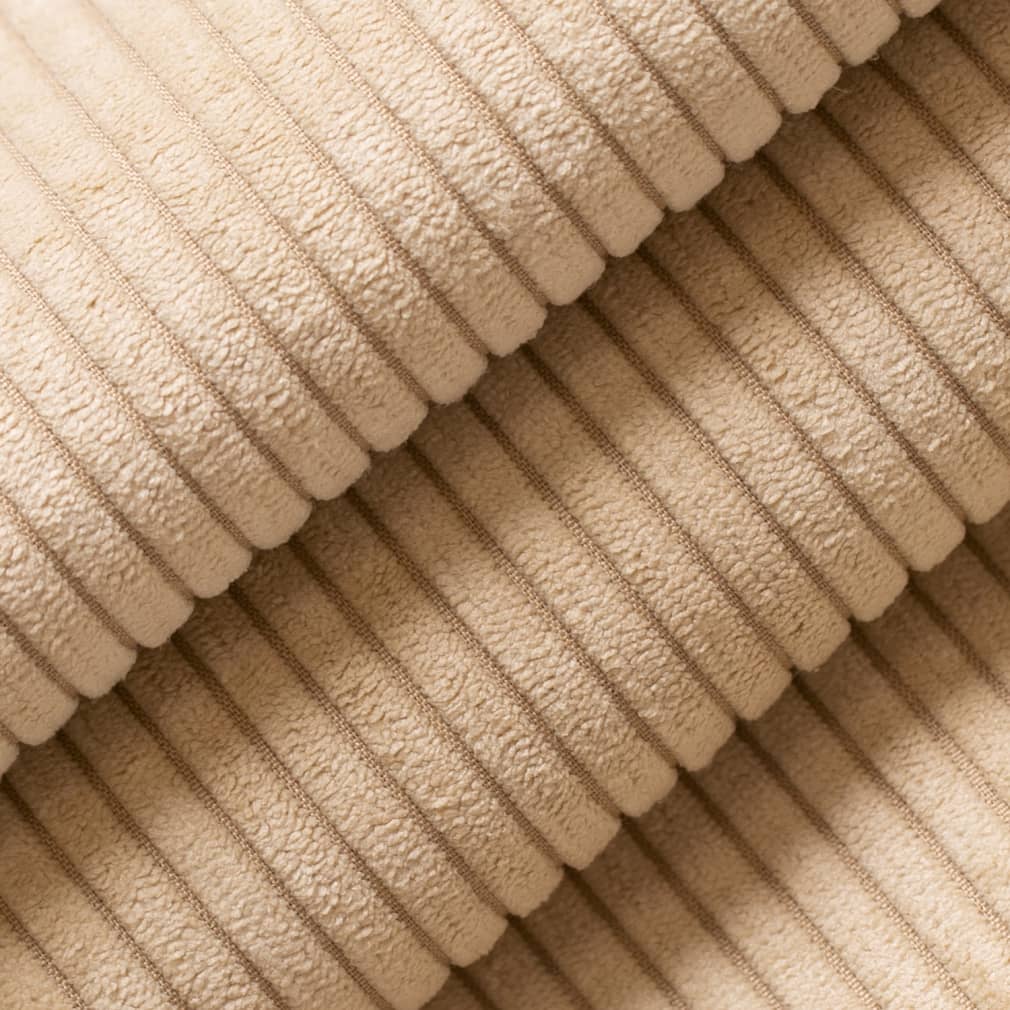 Heavy Duty Beige Corduroy Upholstery Fabric, Fabric Bistro, Columbia