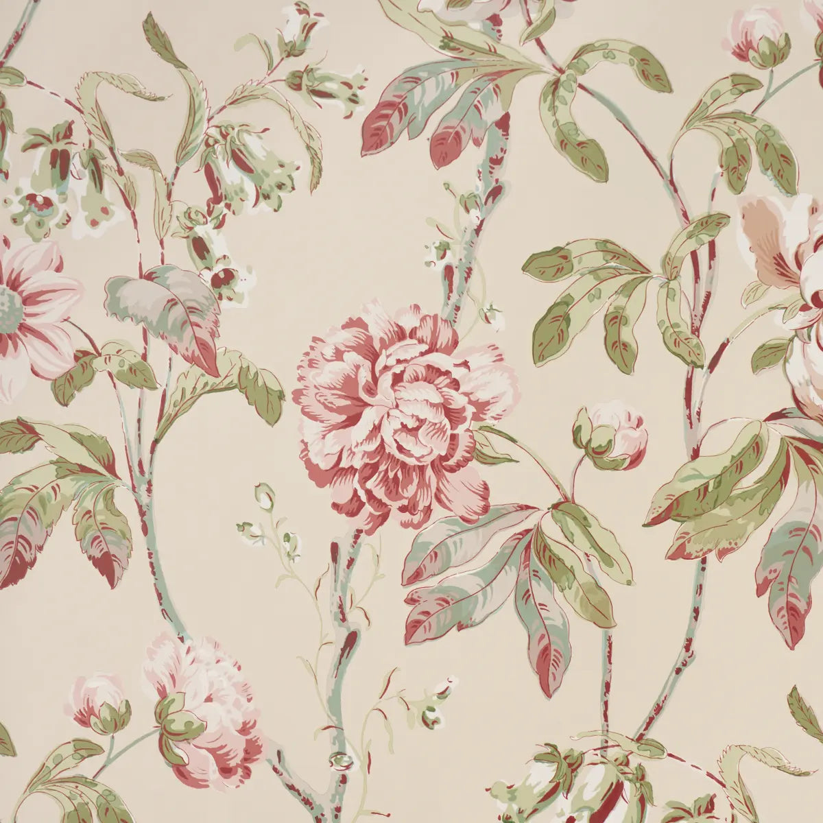 Schumacher Daydream Wallpaper Pink | Fabric Bistro | Columbia | South ...