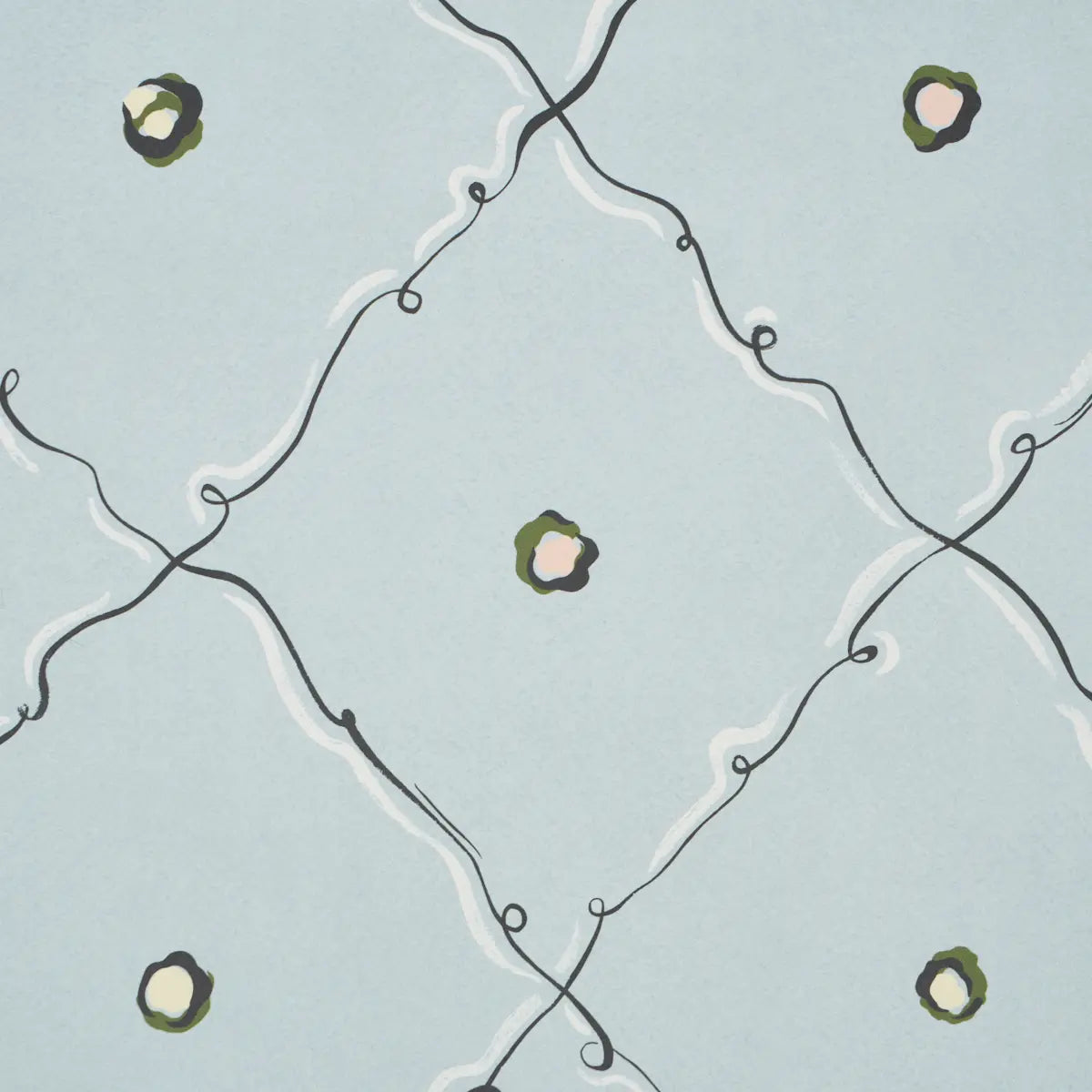 Schumacher Colette Wallpaper Air | Fabric Bistro | Columbia | South ...