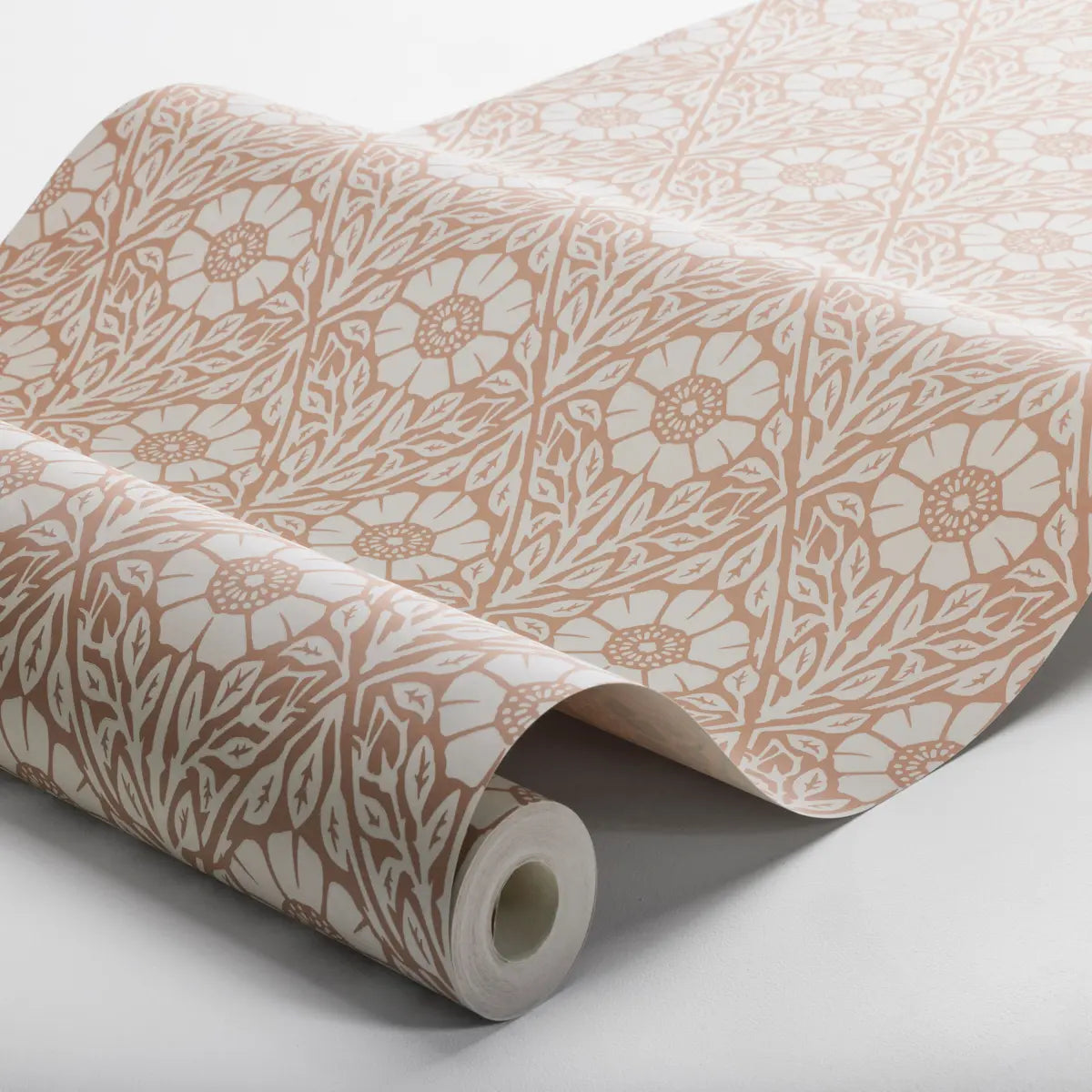 Schumacher Nyponros Wallpaper Terracotta | Fabric Bistro | Columbia ...