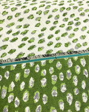 Load image into Gallery viewer, Perennials Elements Wasabi Lime Green Cream Reversible Animal Pattern Cheetah Water Resistant Upholstery Drapery Fabric STA 5059