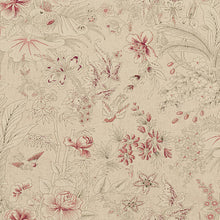 Load image into Gallery viewer, Set of Two Made to Order Thibaut Rosalind Floral Side Drapery Panels