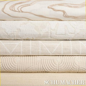 Schumacher Monterey Matelassé Fabric 83440 / Birch