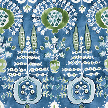 Load image into Gallery viewer, Set of Two Made to Order Thibaut Mendoza Suzani Side Drapery Panels