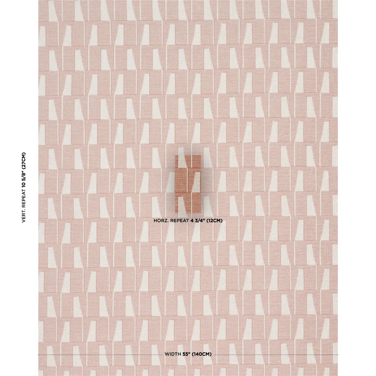 Schumacher Gaetan Performance Terracotta | Fabric Bistro | Columbia ...