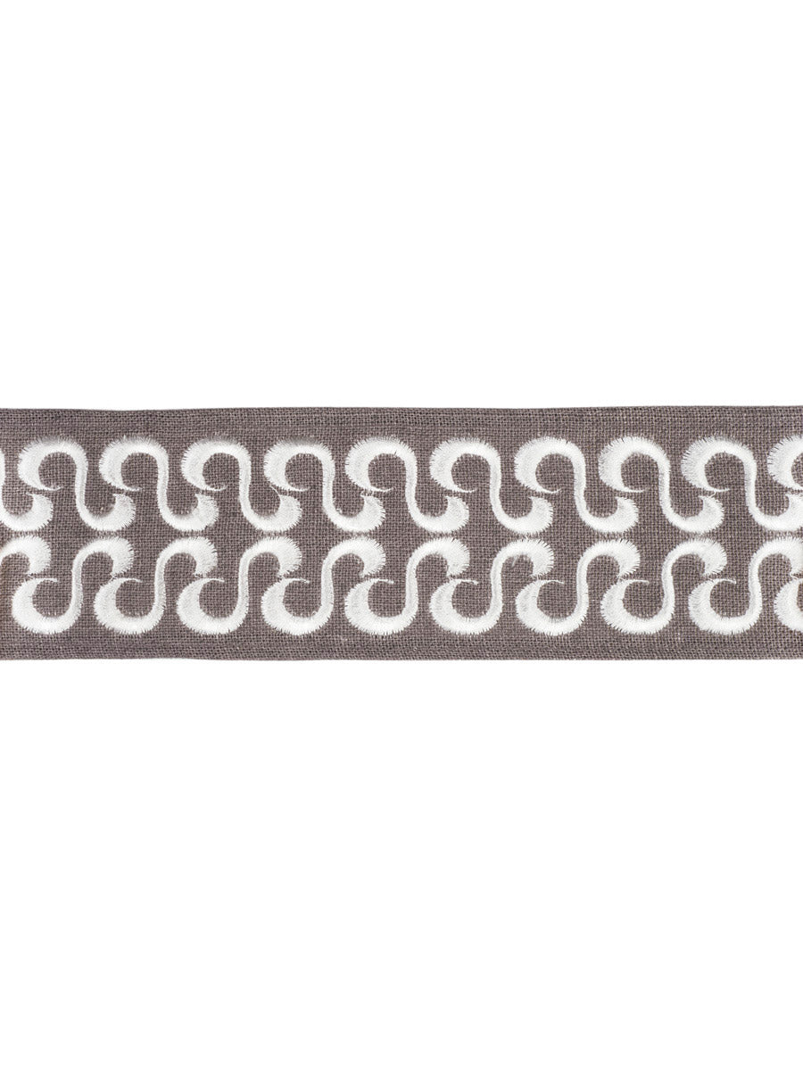 Grey White Drapery Tape Trim Fabric Bistro Columbia South Carolina