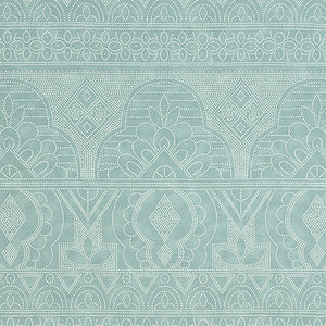 Set of Two Made to Order Thibaut Medinas Side Drapery Panels