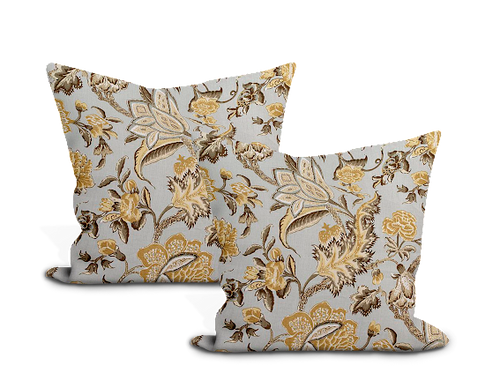 Schumacher Ceylon Floral Vine Pillow Cover