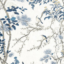 Load image into Gallery viewer, Set of Two Made to Order Thibaut Katsura Chinoiserie Side Drapery Panels