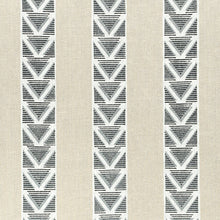 Load image into Gallery viewer, Set of Two Made to Order Thibaut Burton Stripe Side Drapery Panels