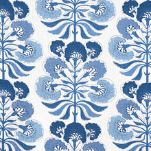 Load image into Gallery viewer, Set of Two Made to Order Thibaut Tybee Tree Side Drapery Panels