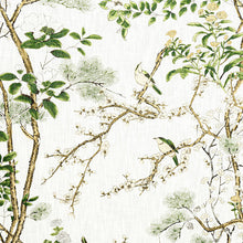 Load image into Gallery viewer, Set of Two Made to Order Thibaut Katsura Chinoiserie Side Drapery Panels