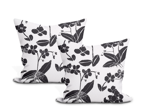 Schumacher Orchids Have Dreams Pillow Cover