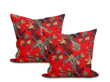 Load image into Gallery viewer, Schumacher Peacock Pillow Cover