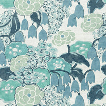 Load image into Gallery viewer, Set of Two Made to Order Thibaut Laura Floral Side Drapery Panels