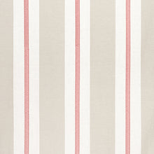 Load image into Gallery viewer, Set of Two Made to Order Thibaut Alden Stripe Embroidery Side Drapery Panels