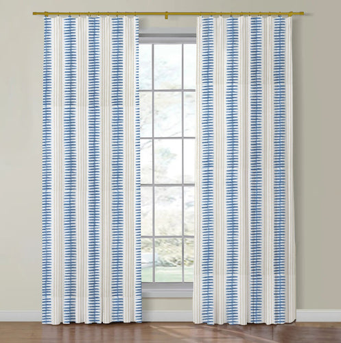 Thibaut Indo stripe drapery curtain 