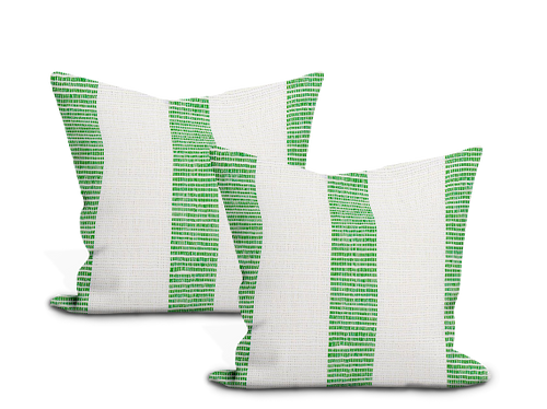 Schumacher Ketley Performance Stripe Pillow Cover