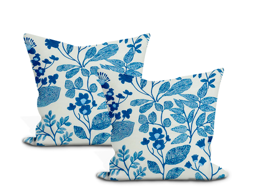 Schumacher Emaline Embroidery Pillow Cover