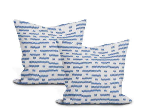 Schumacher Abstract Ikat Pillow Cover