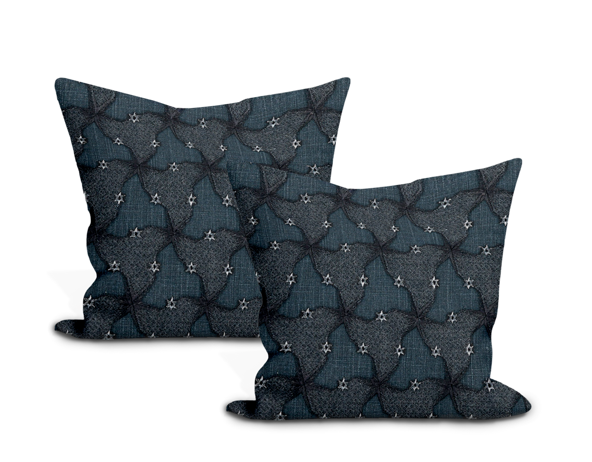 タオル・ハンカチ vaultroom VWC JACQUARD CUSHION ZAK+FOX Thalassa Pillow | Fabric Bistro | Columbia | South Carolina
