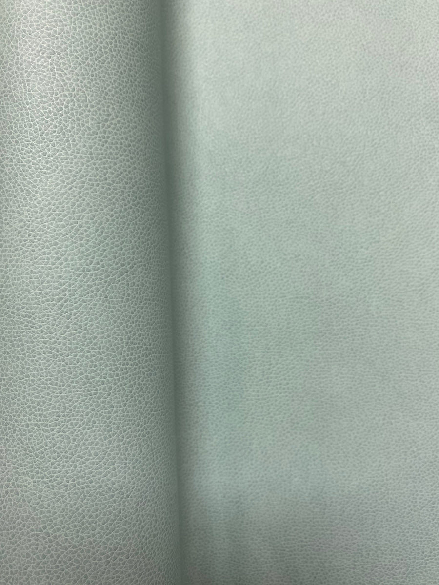 Seafoam Aqua Faux Leather Vinyl, Fabric Bistro, Columbia