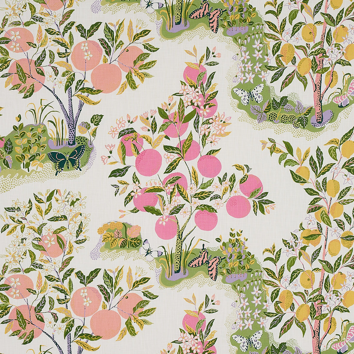Schumacher Citrus Garden Fabric Garden | Fabric Bistro | Columbia