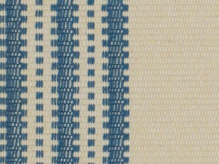 6045011 ESSEX FRENCH BLUE Ticking Stripe Upholstery And Drapery Fabric