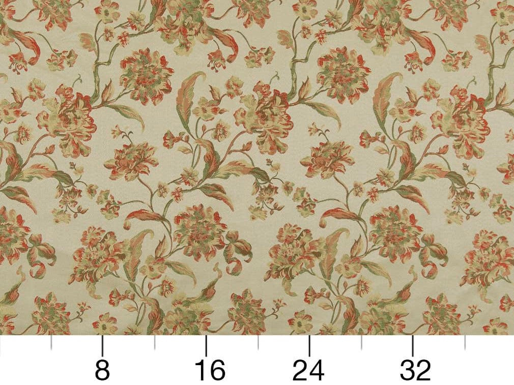 7094512 HARRIS MARINE Floral Print Upholstery And Drapery Fabric