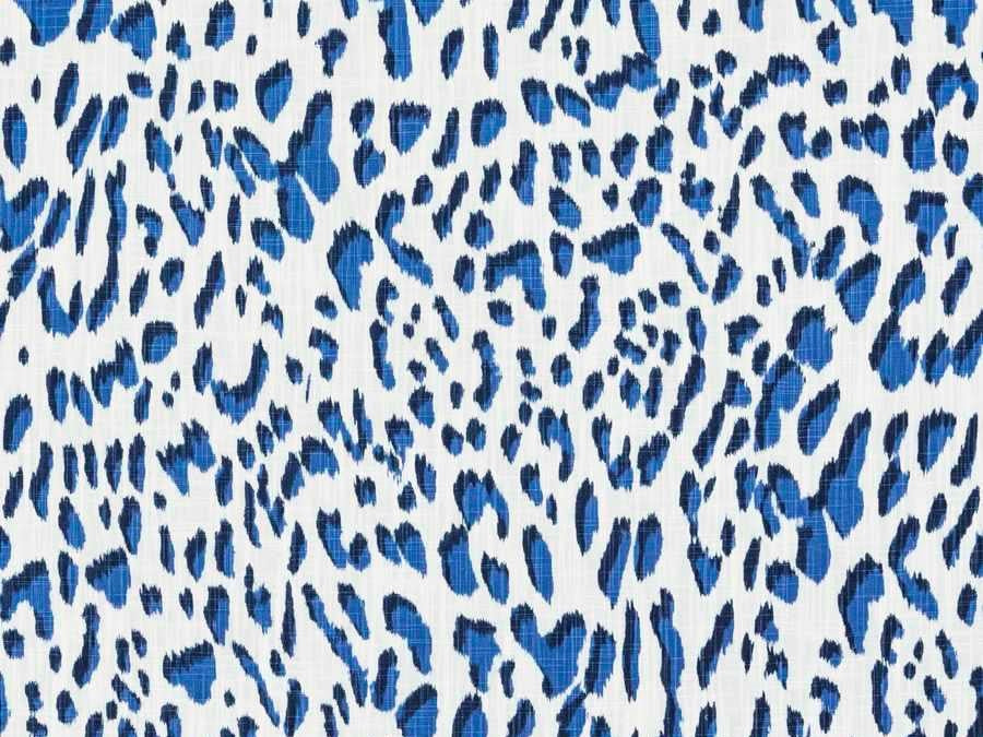 blue leopard print