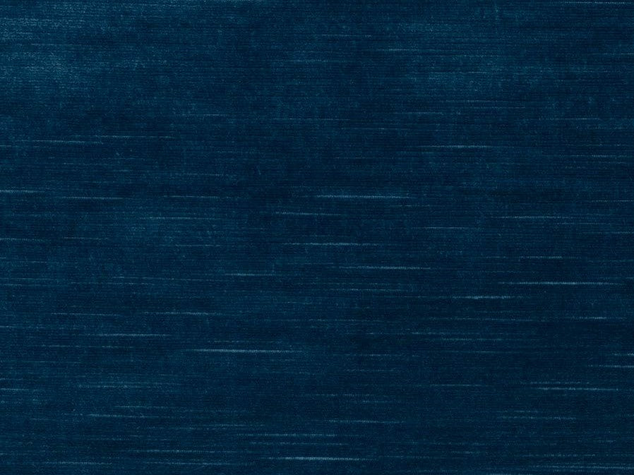 Royal Indigo Blue Solid Texture Velvet Upholstery Fabric by the