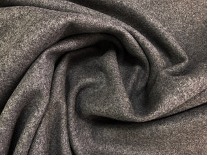 Charcoal Gray Felt Water Resistant Mid Century Modern Upholstery Fabric
