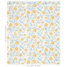 Load image into Gallery viewer, Schumacher Mirabelle Wallpaper 5013200 / Yellow &amp; Sky