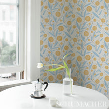 Load image into Gallery viewer, Schumacher Mirabelle Wallpaper 5013200 / Yellow &amp; Sky