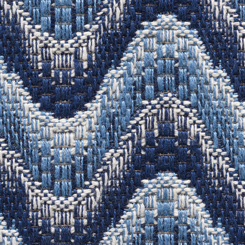 Schumacher Fishnet Fabric Marine, Fabric Bistro, Columbia