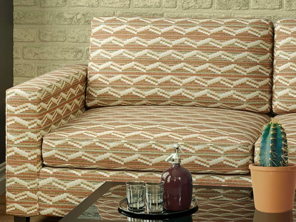 Heavy Duty Southwestern Kilim Tapestry Rusty high quality Red Cream Beige Taupe Steel Blue Upholstery Fabric