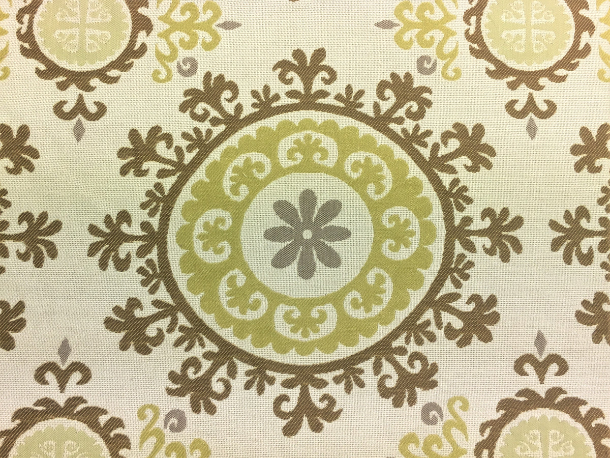 Heavy hotsell Duty Sage Olive Green Floral Damask Upholstery Drapery Fabric