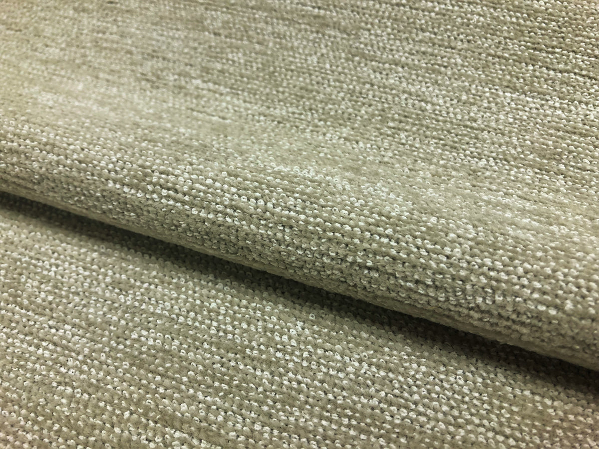 6707012 ST TROPEZ COLOR #2 VANILLA Solid Color Chenille Upholstery And  Drapery Fabric
