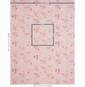 Schumacher Toile De Femmes Wallpaper / Poppy