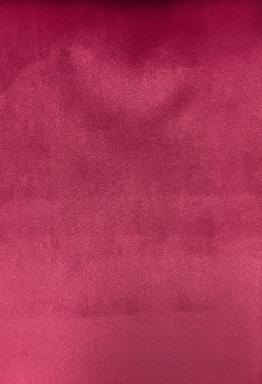 Hot Pink Magenta Raspberry Velvet Upholstery Drapery Fabric / RM