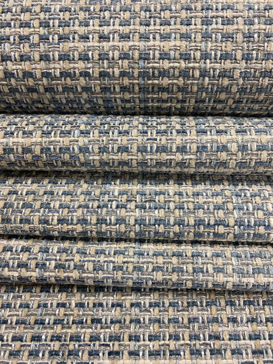 Blue/Beige Novelty Tweed main image 1