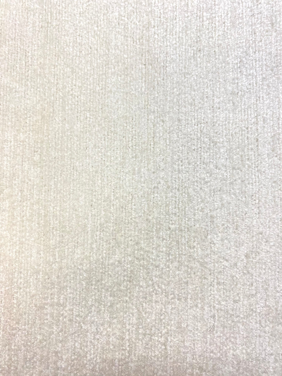 CAMERON VANILLA Solid Color Chenille Upholstery Fabric