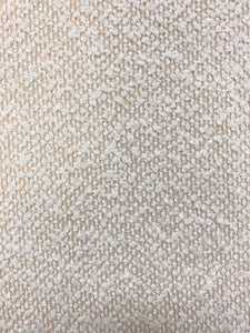Designer Water & Stain Resistant Beige Cream Boucle MCM Upholstery Fabric WHS 3665