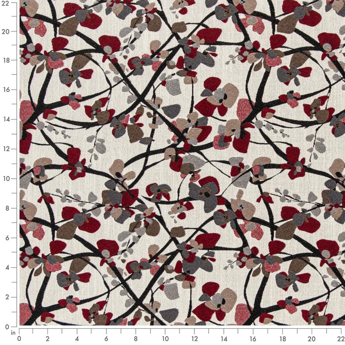 Plum Red Burgundy Maroon Velvet Upholstery Drapery Fabric / RM Villa –  Fabric Bistro