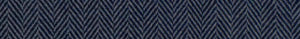 Wool Blend Navy French Blue MCM Mid Century Modern Herringbone Upholstery Drapery Fabric FB