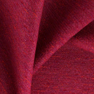 Stain Resistant Heavy Duty MCM Mid Century Modern Tweed Chenille Fuchsia Hot Pink Red Magenta Upholstery Fabric FB